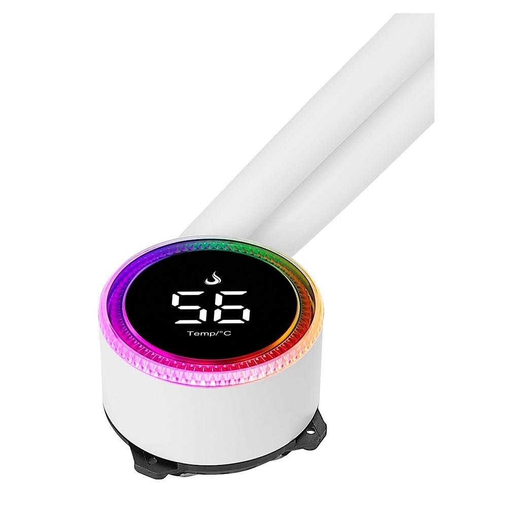 Water Cooler Gamer Rise Mode Aura Ice, ARGB, 360mm, AMD/Intel, Branco - RM-WAI-03-ARGB - view 5