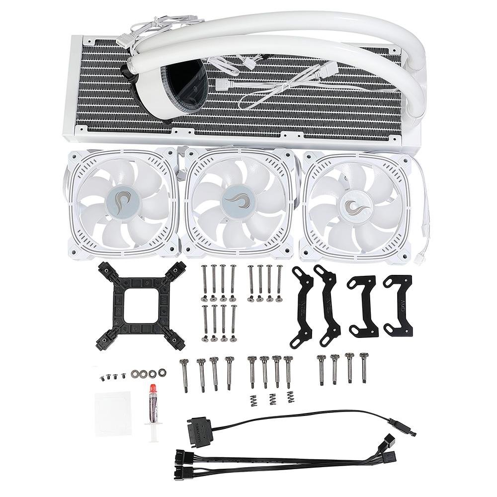 Water Cooler Gamer Rise Mode Aura Ice, ARGB, 360mm, AMD/Intel, Branco - RM-WAI-03-ARGB - view 8