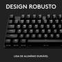 Teclado Mecânico Gamer Logitech G G413 SE, USB, Anti-Ghosting, ABNT2, Preto - 920-010554