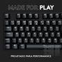 Teclado Mecânico Gamer Logitech G G413 SE, USB, Anti-Ghosting, ABNT2, Preto - 920-010554