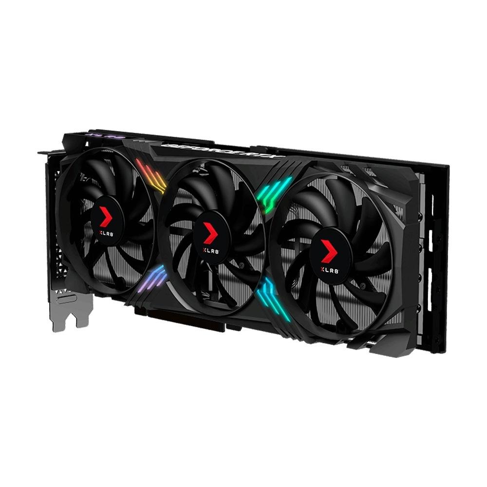 Imagem 3 de 10 do produto Placa de Vídeo RTX 4070 VERTO EPIC-X XLR8 Gaming PNY NVIDIA GeForce, 12GB GDDR6X, RGB, DLSS, Ray Tracing - VCG407012TFXXPB1