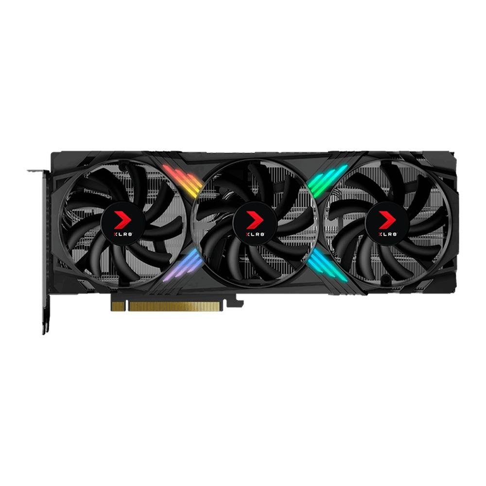 Imagem 2 de 10 do produto Placa de Vídeo RTX 4070 VERTO EPIC-X XLR8 Gaming PNY NVIDIA GeForce, 12GB GDDR6X, RGB, DLSS, Ray Tracing - VCG407012TFXXPB1