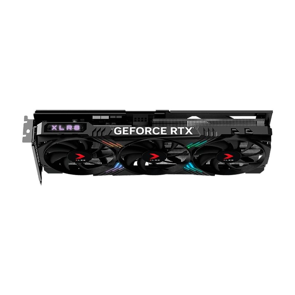 Imagem 8 de 10 do produto Placa de Vídeo RTX 4070 VERTO EPIC-X XLR8 Gaming PNY NVIDIA GeForce, 12GB GDDR6X, RGB, DLSS, Ray Tracing - VCG407012TFXXPB1