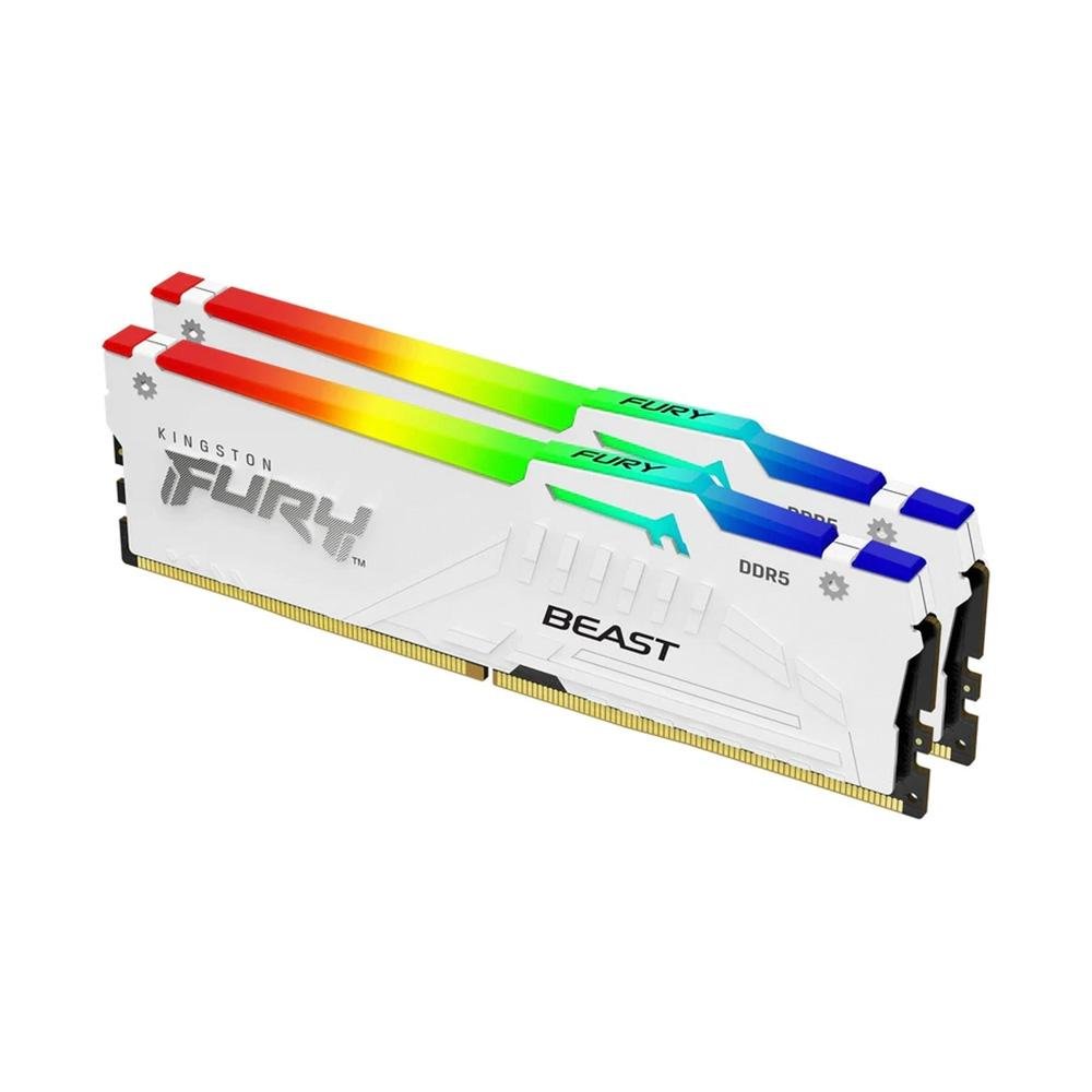 Memória RAM ( Balão.info), RGB, 32GB (2x16GB), 5600MHz, DDR5, CL36, Branco - KF556C36BWEAK2-32 - view 2