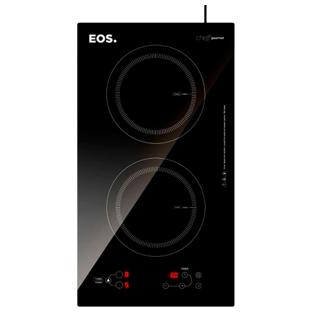 Cooktop EOS Cheff Gourmet ECI02EP, 2 Bocas, Indução, 4000W, 220V, Preto - B163382