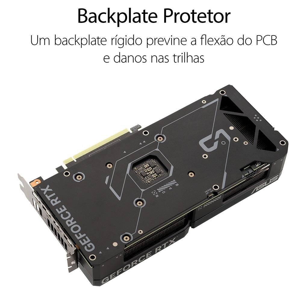 Placa de Vídeo RTX 4070 Asus Dual NVIDIA GeForce, 12 GB GDDR6X, DLSS, Ray Tracing - DUAL-RTX4070-12G