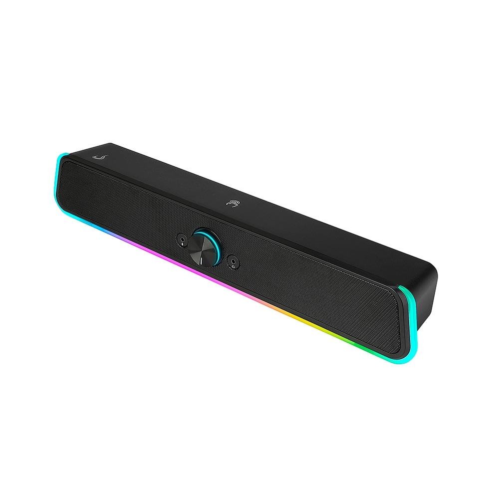 Caixa de Som Gamer ( Balão.info) Sound S4, RGB Rainbow, Bluetooth, 3Wx2, Preto - RM-SP-04-RGB - foto 2
