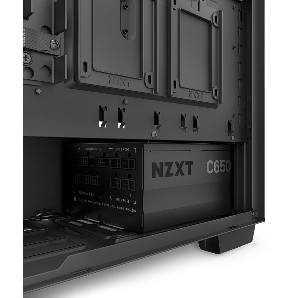 NZXT C650 Gold PA-6G1BB-JP 80PLUS 650W電源 Fonte ATX - 650W - NZXT C650 - 80 Plus Gold Modular - PA-6G1BB-US