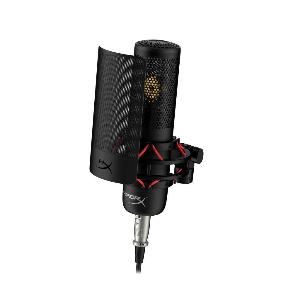 Microfone Condensador HyperX ProCast, Cardioide, Antivibração, Antichoque, XLR Profissional, Preto - 699Z0AA Microfone Condensador HyperX ProCast, Cardioide, Antivibração, Antichoque, XLR Profissional, Preto - 699Z0AA