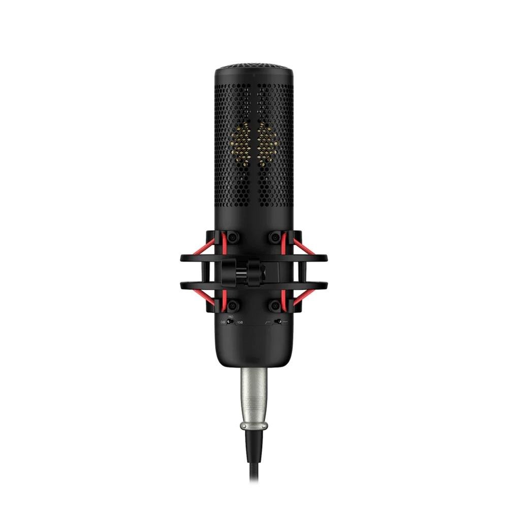Microfone Condensador HyperX ProCast, Cardioide, Antivibração, Antichoque, XLR Profissional, Preto - 699Z0AA Microfone Condensador HyperX ProCast, Cardioide, Antivibração, Antichoque, XLR Profissional, Preto - 699Z0AA