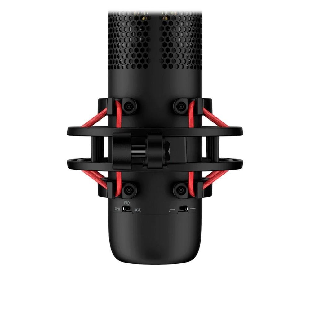 Microfone Condensador HyperX ProCast, Cardioide, Antivibração, Antichoque, XLR Profissional, Preto - 699Z0AA Microfone Condensador HyperX ProCast, Cardioide, Antivibração, Antichoque, XLR Profissional, Preto - 699Z0AA