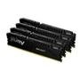 Memória RAM Kingston Fury Beast, 128GB (4x32GB), 5200MHz, DDR5, CL40,para Intel XMP, Preto - KF552C40BBK4-128