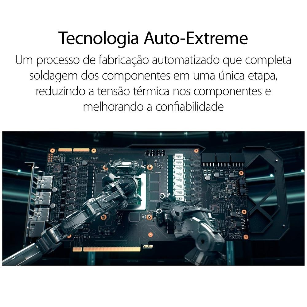 Imagem 6 de 7 do produto Placa de Vídeo RTX 4070 TUF Gaming OC Edition Asus NVIDIA GeForce, 12 GB GDDR6X, ARGB, DLSS, Ray Tracing - TUF-RTX4070-O12G-GAMING