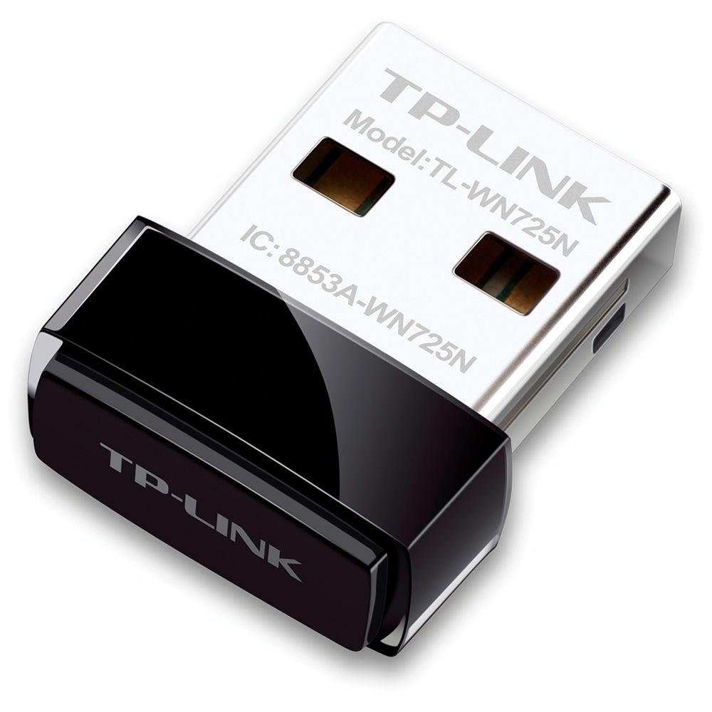 Mini Adaptador TP-Link Nano Wireless N USB 150 Mbps - TL-WN725N Mini Adaptador TP-Link Nano Wireless N USB 150 Mbps - TL-WN725N