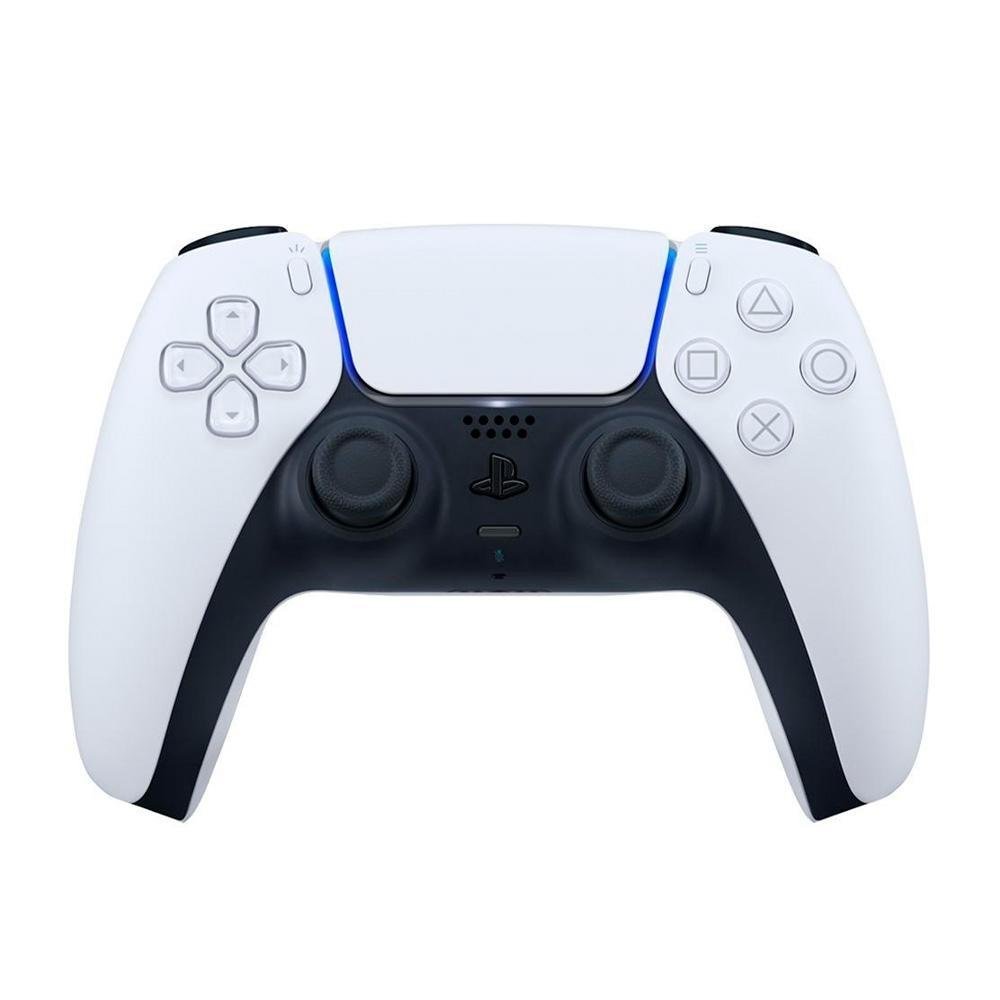 Console Sony PS5 + God of War Ragnarök + Controle Sony DualSense PS5, Sem Fio, Branco Console Sony PS5 + God of War Ragnarök + Controle Sony DualSense PS5, Sem Fio, Branco