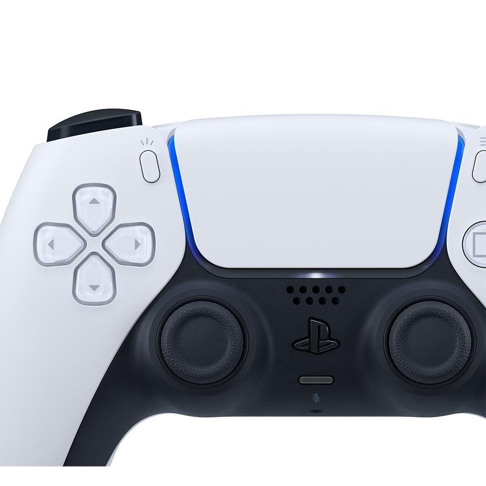 Imagem 12 de 12 do produto Console Sony PS5 + God of War Ragnarök + Controle Sony DualSense PS5, Sem Fio, Branco