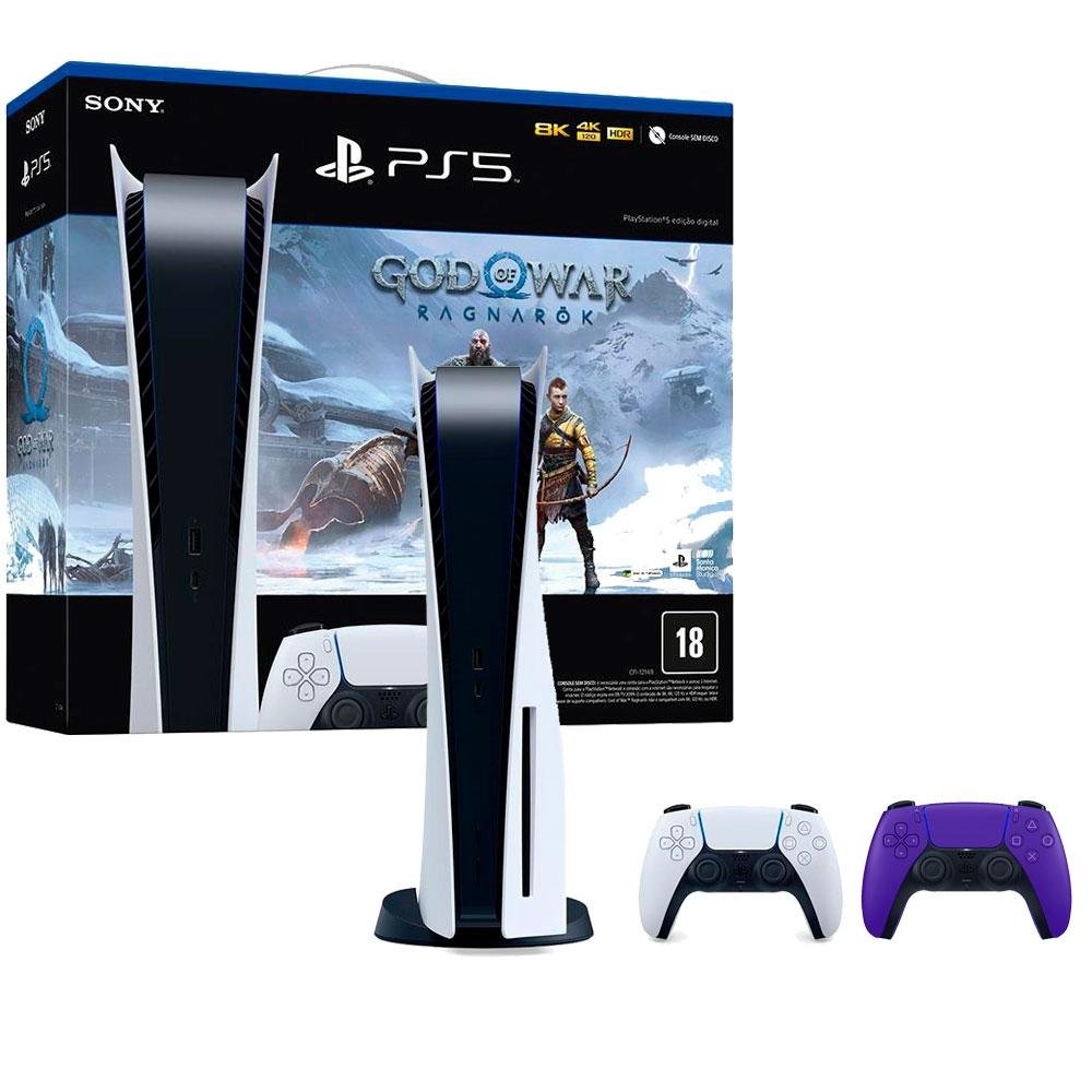 Controle Dualsense Sem Fio PS5 Edição Limitada God Of War Ragnarok