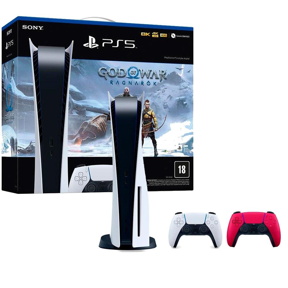 Controle Sem Fio Dualsense™ Edição Limitada God Of War Ragnarok