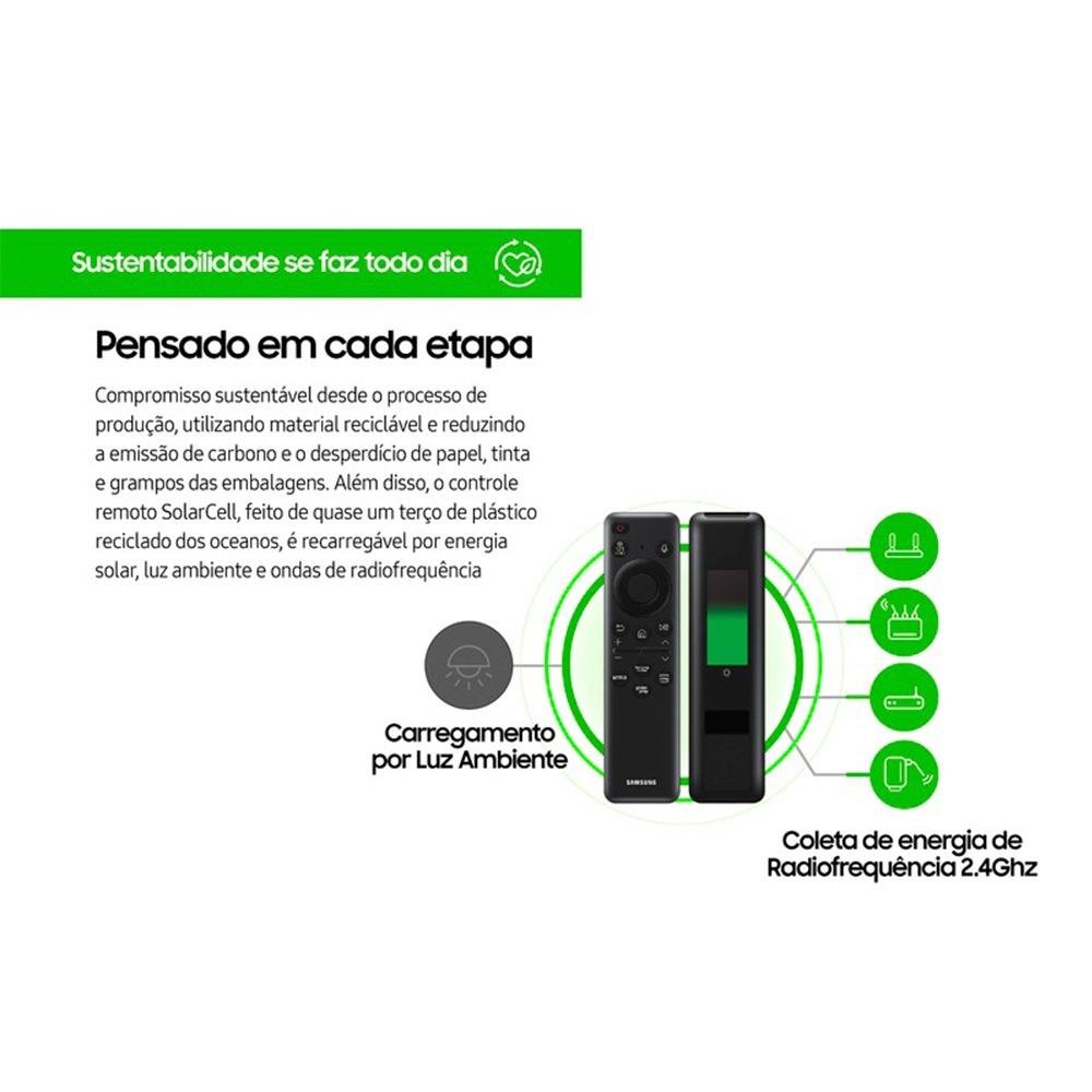 Imagem 8 de 13 do produto Smart TV 55 Polegadas Samsung Crystal UHD 4K, 3 HDMI, 2 USB, Bluetooth, Wi-Fi, Gaming Hub, Tela sem limites, Alexa built in - UN55CU8000GXZD