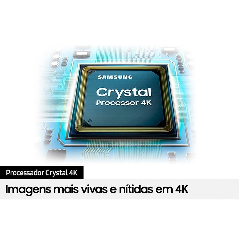 Imagem 13 de 13 do produto Smart TV 55 Polegadas Samsung Crystal UHD 4K, 3 HDMI, 2 USB, Bluetooth, Wi-Fi, Gaming Hub, Tela sem limites, Alexa built in - UN55CU8000GXZD