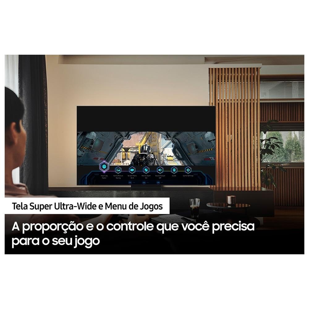 Smart TV 50 Polegadas Samsung Gaming Neo QLED 4K, 4 HDMI, Mini LED, Tela sem limites, Alexa built in, Dolby Atmos - QN50QN90CAGXZD Smart TV 50 Polegadas Samsung Gaming Neo QLED 4K, 4 HDMI, Mini LED, Tela sem limites, Alexa built in, Dolby Atmos - QN50QN90CAGXZD