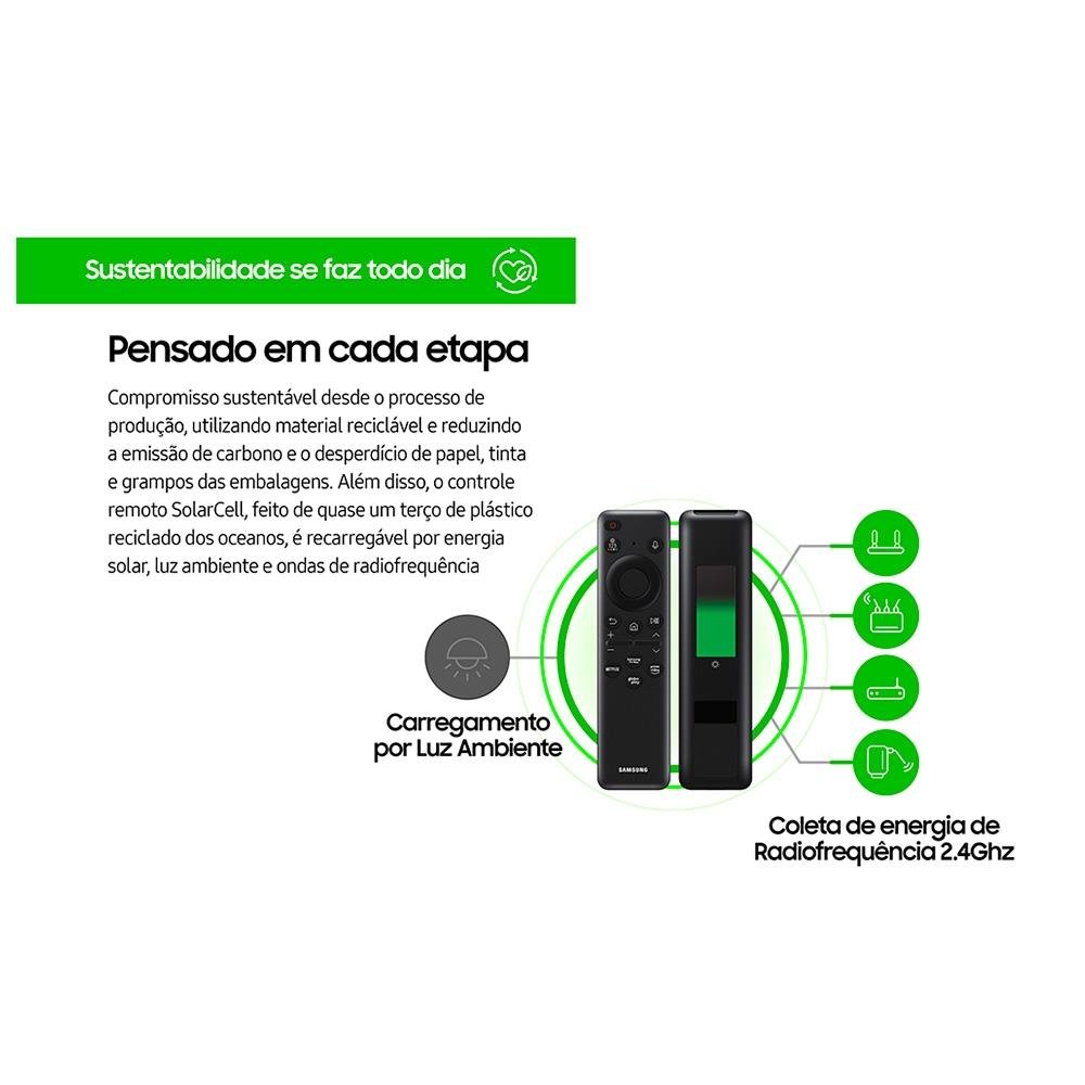 Imagem 10 de 19 do produto Smart TV 50 Polegadas Samsung Gaming Neo QLED 4K, 4 HDMI, Mini LED, Tela sem limites, Alexa built in, Dolby Atmos - QN50QN90CAGXZD