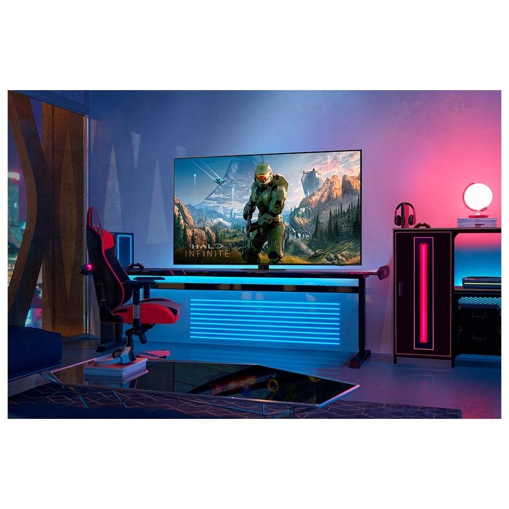 Imagem 18 de 19 do produto Smart TV 50 Polegadas Samsung Gaming Neo QLED 4K, 4 HDMI, Mini LED, Tela sem limites, Alexa built in, Dolby Atmos - QN50QN90CAGXZD