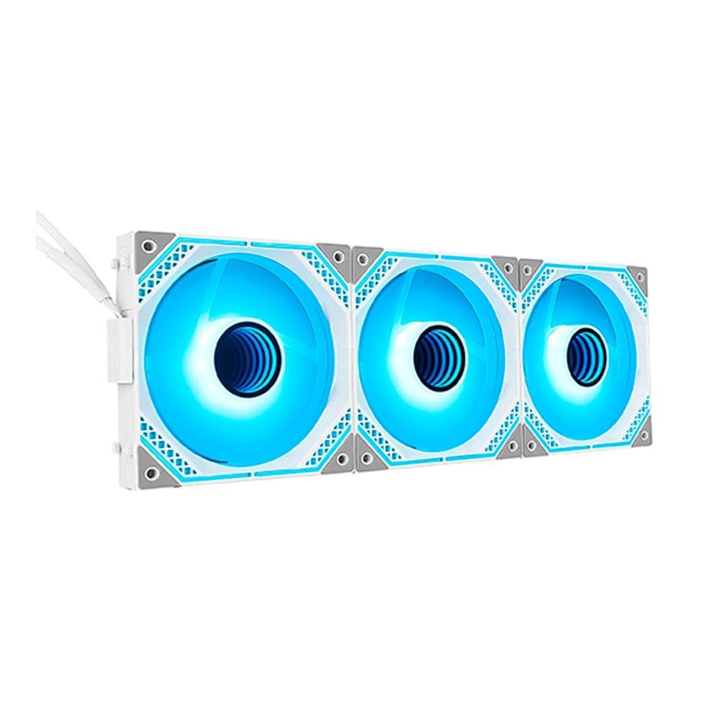 Kit Com 3 Ventoinhas Rise Mode Magneto, 120mm, ARGB, Branco - RM-MA-02-ARGB - view 5