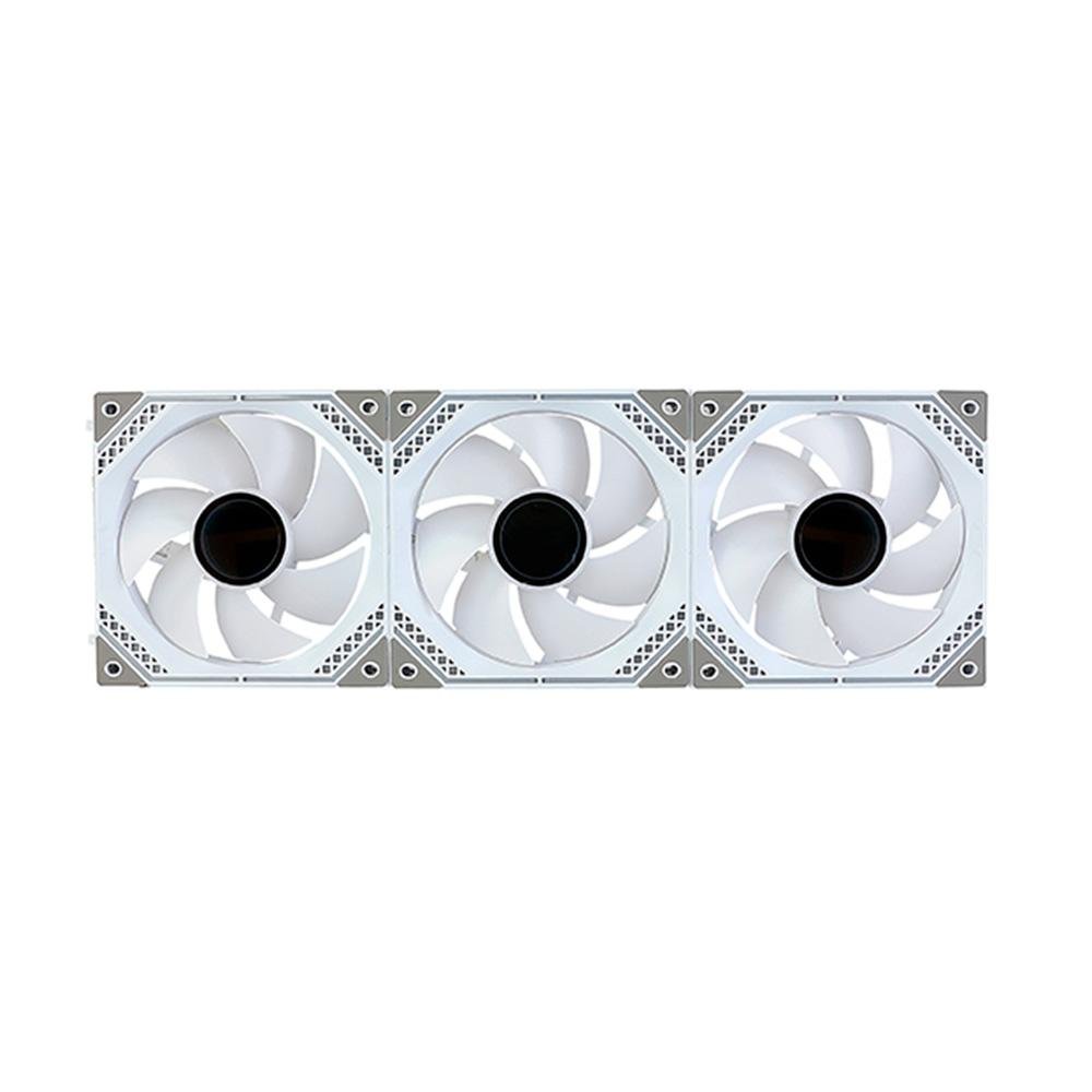 Kit Com 3 Ventoinhas Rise Mode Magneto, 120mm, ARGB, Branco - RM-MA-02-ARGB - view 9