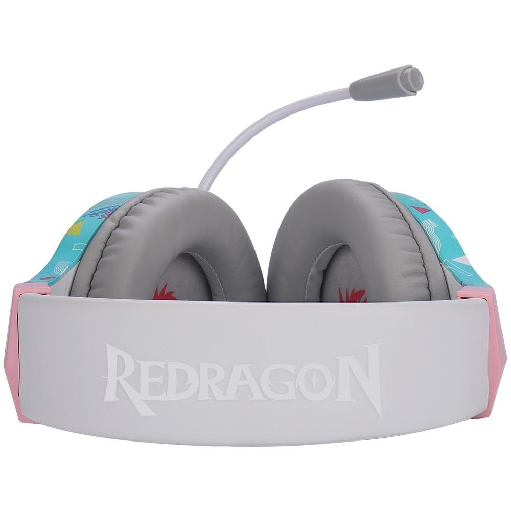 Headset Gamer ( Balão.info) Luluca Hylas, RGB, Drivers 50mm, P3, USB, Cinza e Azul - L260RGB - foto 5