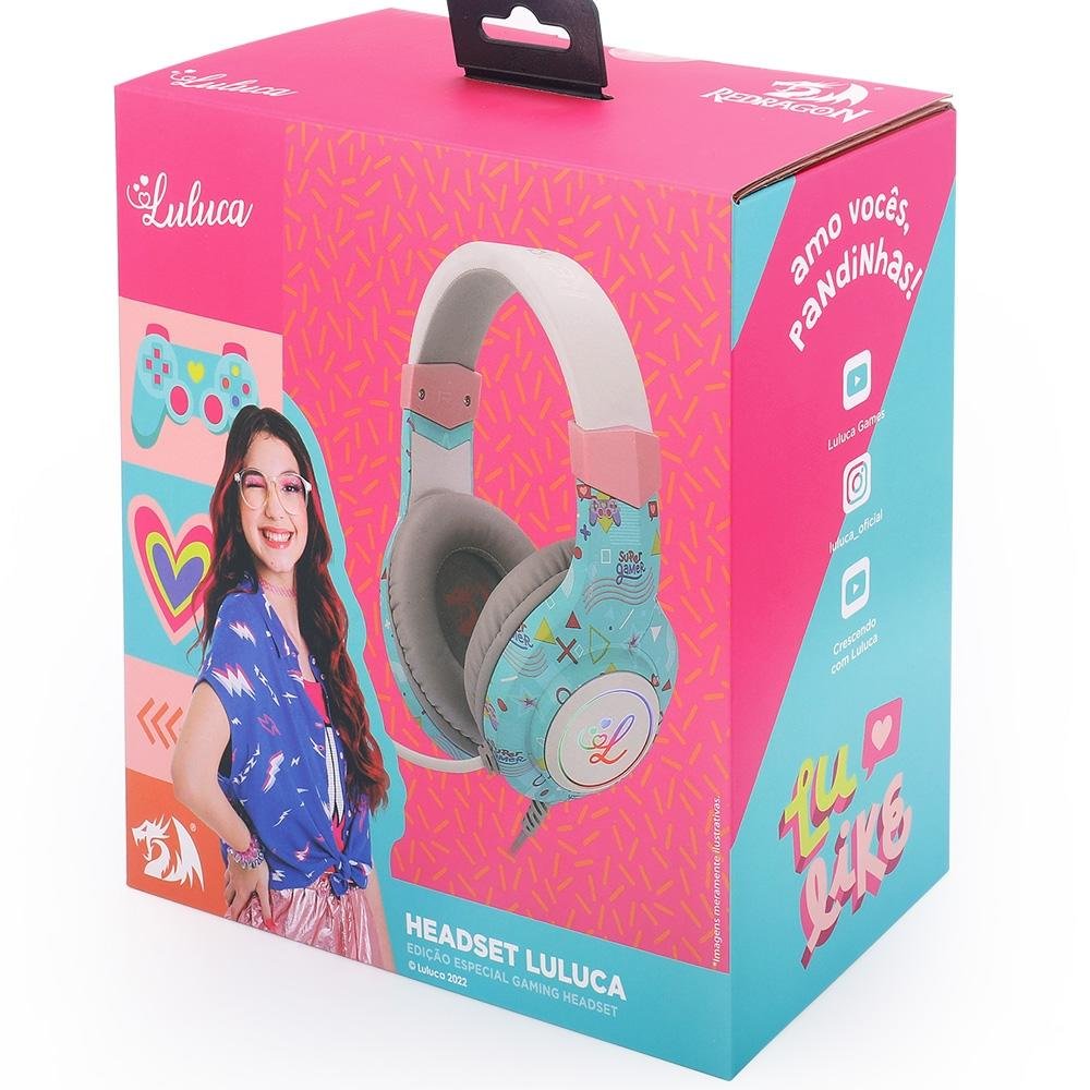 Headset Gamer ( Balão.info) Luluca Hylas, RGB, Drivers 50mm, P3, USB, Cinza e Azul - L260RGB - foto 7