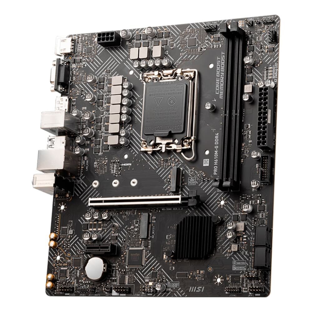 Placa Mãe MSI H610M-G PRO, Intel, MATX, DDR4 - PRO H610M-G DDR4 - view 4