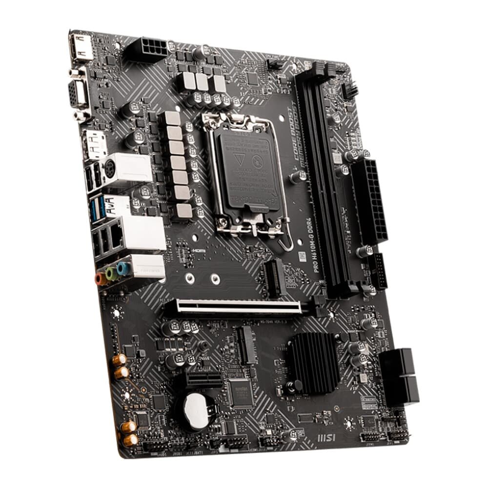 Placa Mãe MSI H610M-G PRO, Intel, MATX, DDR4 - PRO H610M-G DDR4 - view 3