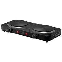 Cooktop de 2 Bocas Elgin, 2000W, Termostato, 220V, Preto Prepare receitas de forma prática no Fogão Elétrico Portátil  2 Bocas Elgin. Com duas placas 
