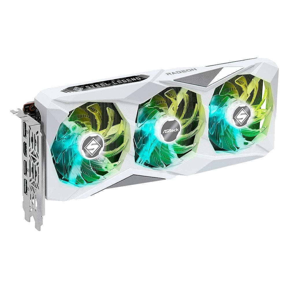 Placa de Vídeo RX 7600 Steel Legend | KaBuM!