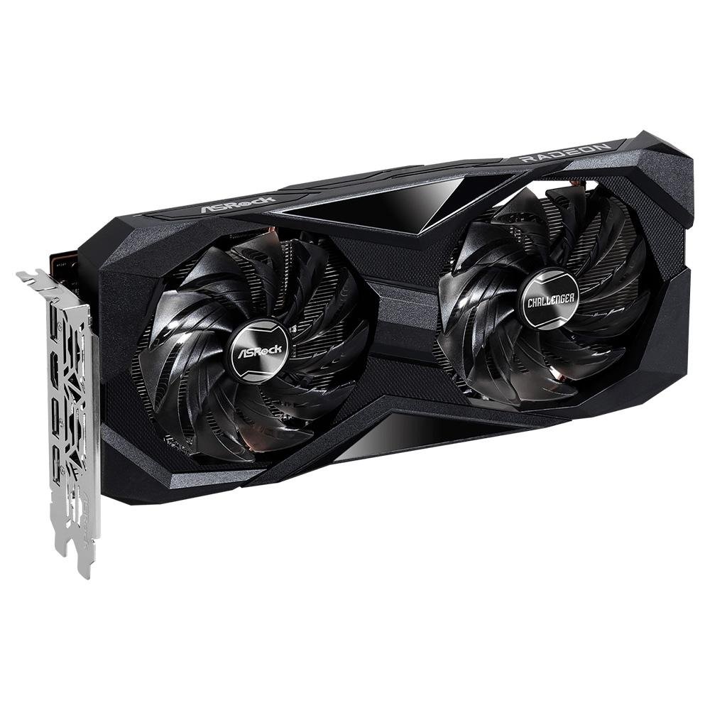 Placa de Vídeo RX 7600 Challenger ASRock AMD Radeon, 8GB GDDR6 - 90-GA41ZZ-00UANF Placa de Vídeo RX 7600 Challenger ASRock AMD Radeon, 8GB GDDR6 - 90-GA41ZZ-00UANF