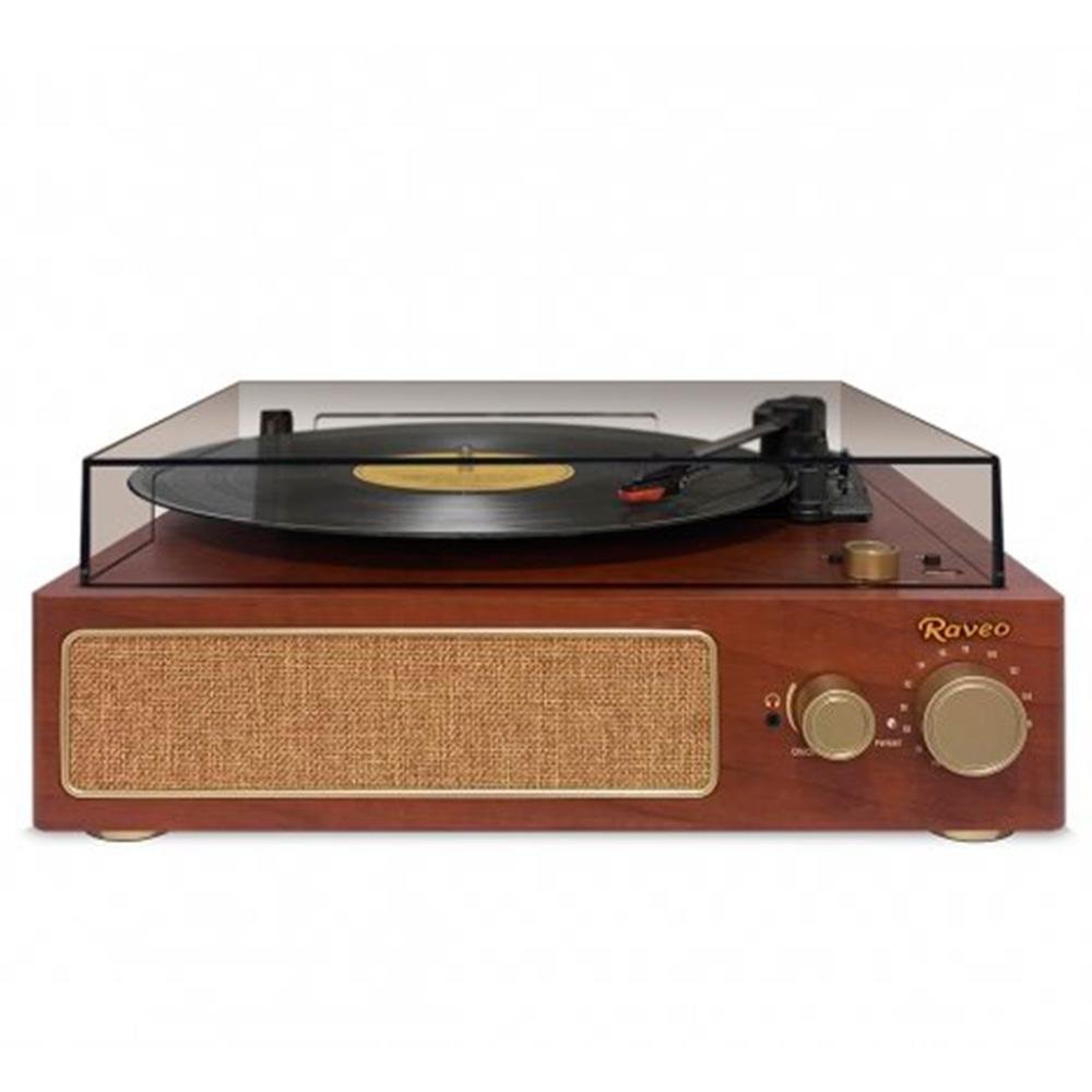 Toca Discos Raveo Vitrola Studio Maple, Bluetooth, USB, Marrom - 90-08958 - view 2
