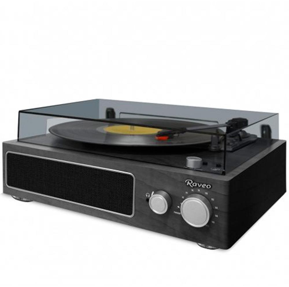 Toca Discos Raveo Vitrola Studio Ebony, Bluetooth, USB, Preto - 90-08957 - view 4
