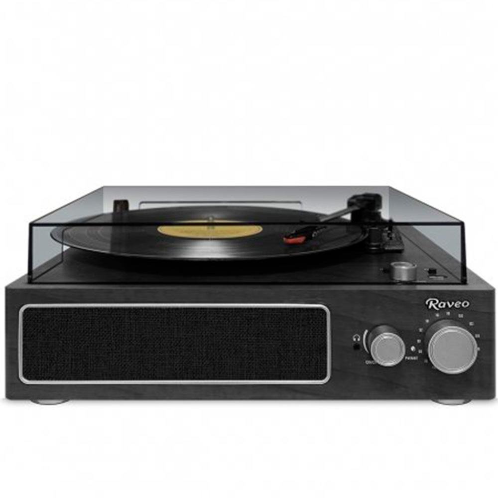 Toca Discos Raveo Vitrola Studio Ebony, Bluetooth, USB, Preto - 90-08957 - view 2
