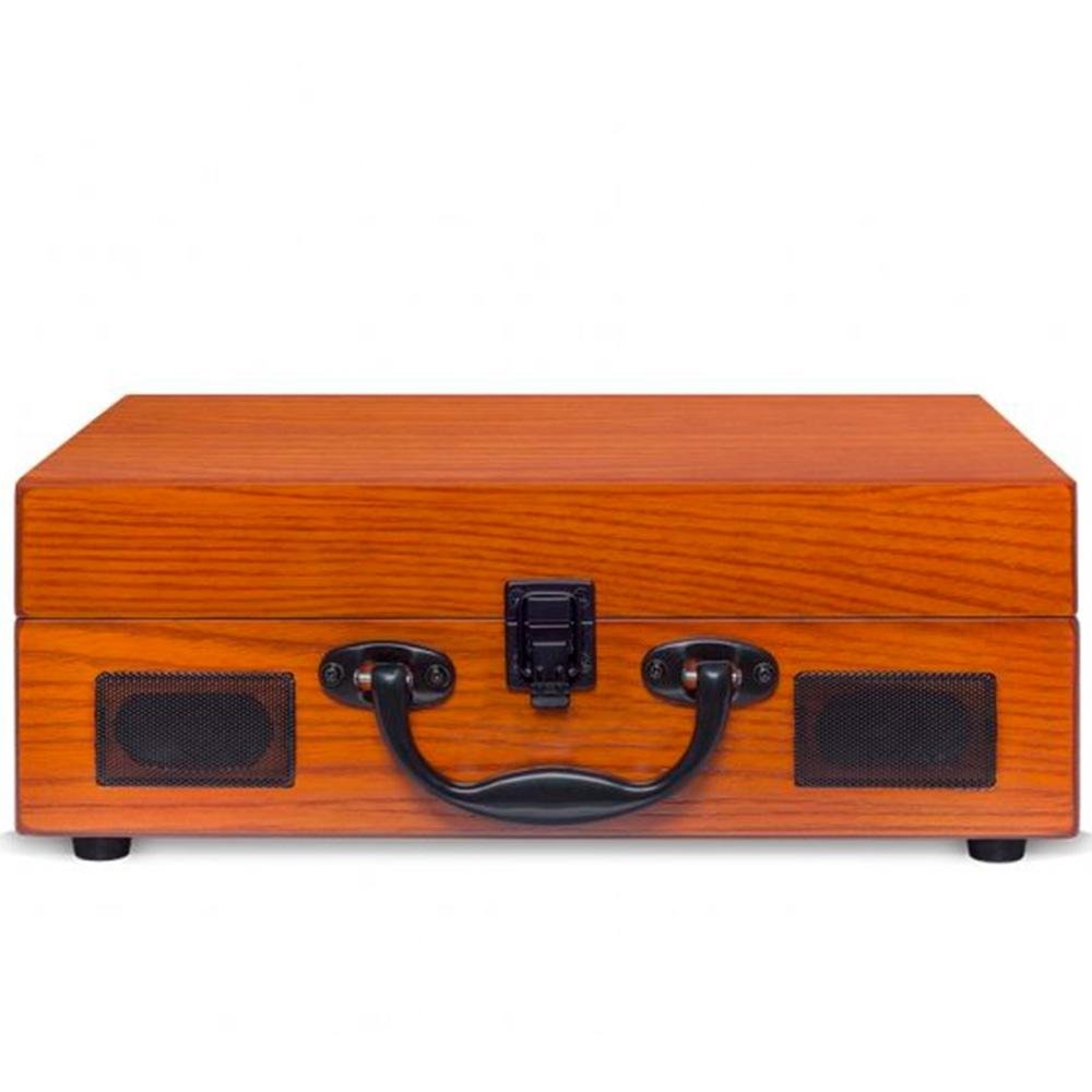 Imagem 3 de 5 do produto Toca Discos Raveo Vitrola Sonetto Wood, Bluetooth, USB, Marrom - 90-08226