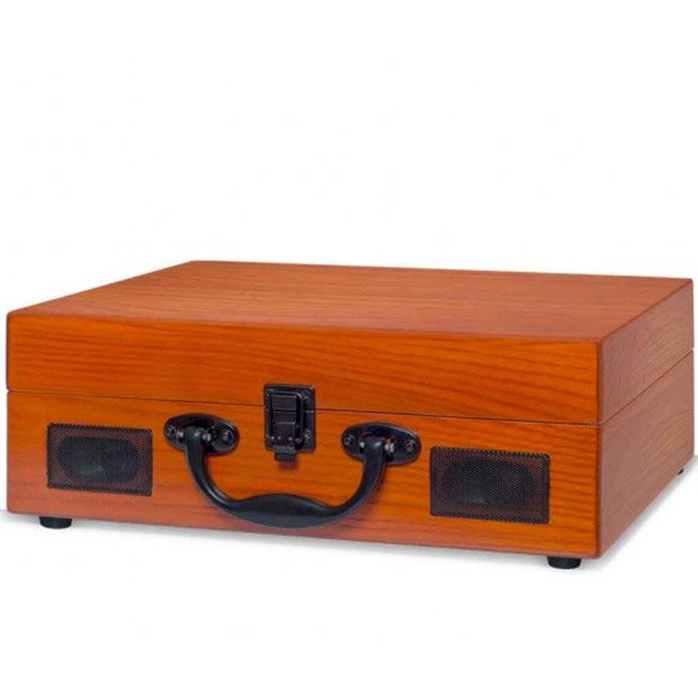 Imagem 5 de 5 do produto Toca Discos Raveo Vitrola Sonetto Wood, Bluetooth, USB, Marrom - 90-08226