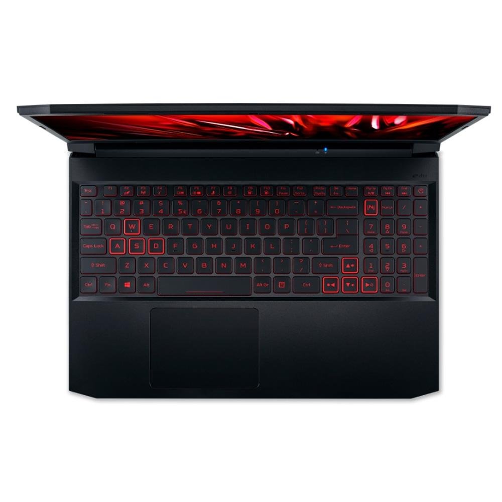 Imagem 4 de 6 do produto Notebook Gamer Acer NITRO 5 Intel Core i5-11400H, 8GB RAM, GeForce GTX1650, SSD 512GB, 15.6 Full HD, Linux, Preto - AN515-57-57XQ