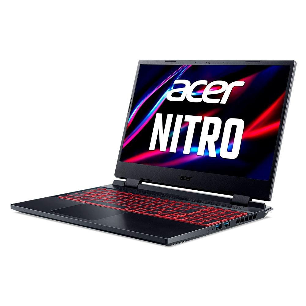 Imagem 2 de 4 do produto Notebook Gamer Acer NITRO 5 Intel Core i5-12450H, 8GB RAM, GeForce RTX3050, SSD 512GB, 15.6" FHD, Win11 Home, Preto - AN515-58-54UH