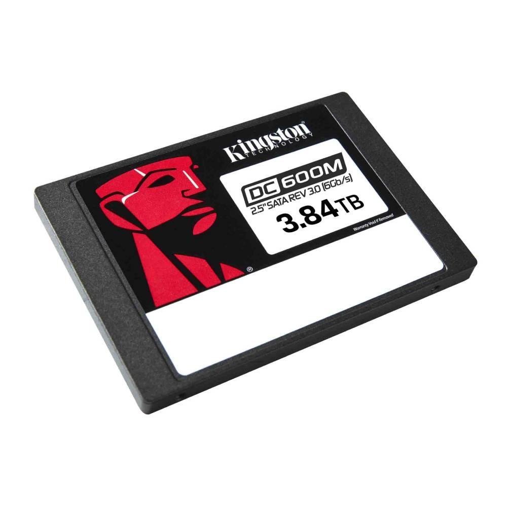 SSD Kingston DC600M Mixed-Use, 3.84 TB, SATA III, 2.5, Leitura: 560 MB/s, Gravação: 530 MB/s, para Servidor, Preto - SEDC600M/3840G - view 2
