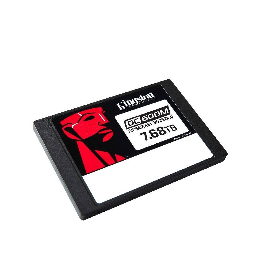 Imagem 2 de 3 do produto SSD Kingston DC600M Mixed-Use, 7.68 TB, SATA III, 2.5", Leitura: 560 MB/s, Gravação: 530 MB/s, para Servidor, Preto - SEDC600M/7680G