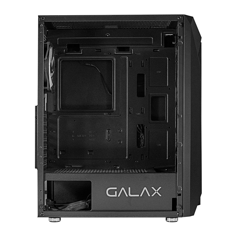Gabinete Gamer Galax Revolution 05, Mid Tower, ATX, Lateral em Vidro Temperado, 4x Cooler Fan RGB, Preto - CGG5ANBA4B0 Gabinete Gamer Galax Revolution 05, Mid Tower, ATX, Lateral em Vidro Temperado, 4x Cooler Fan RGB, Preto - CGG5ANBA4B0