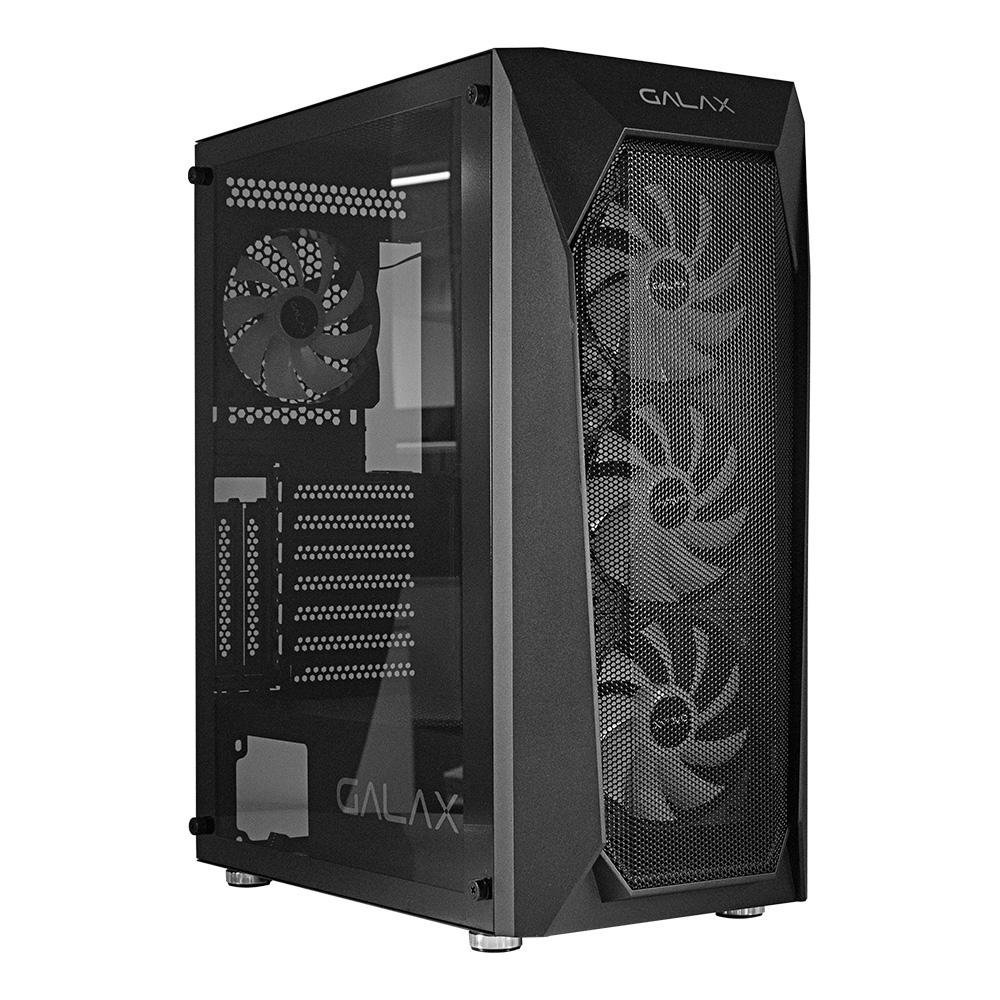 Gabinete Gamer Galax Revolution 05, Mid Tower, ATX, Lateral em Vidro Temperado, 4x Cooler Fan RGB, Preto - CGG5ANBA4B0 Gabinete Gamer Galax Revolution 05, Mid Tower, ATX, Lateral em Vidro Temperado, 4x Cooler Fan RGB, Preto - CGG5ANBA4B0