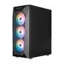 Gabinete Gamer Galax Revolution 05, Mid Tower, ATX, Lateral em Vidro Temperado, 4x Cooler Fan RGB, Preto - CGG5ANBA4B0