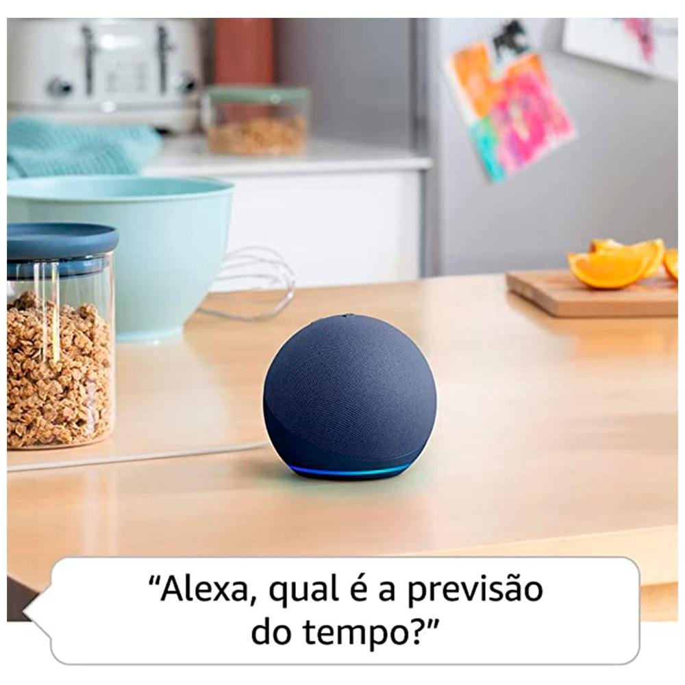 Echo Dot 5ª geração Amazon, com Alexa, Smart Speaker, Branco - B09B8XVSDP Echo Dot 5ª geração Amazon, com Alexa, Smart Speaker, Branco - B09B8XVSDP