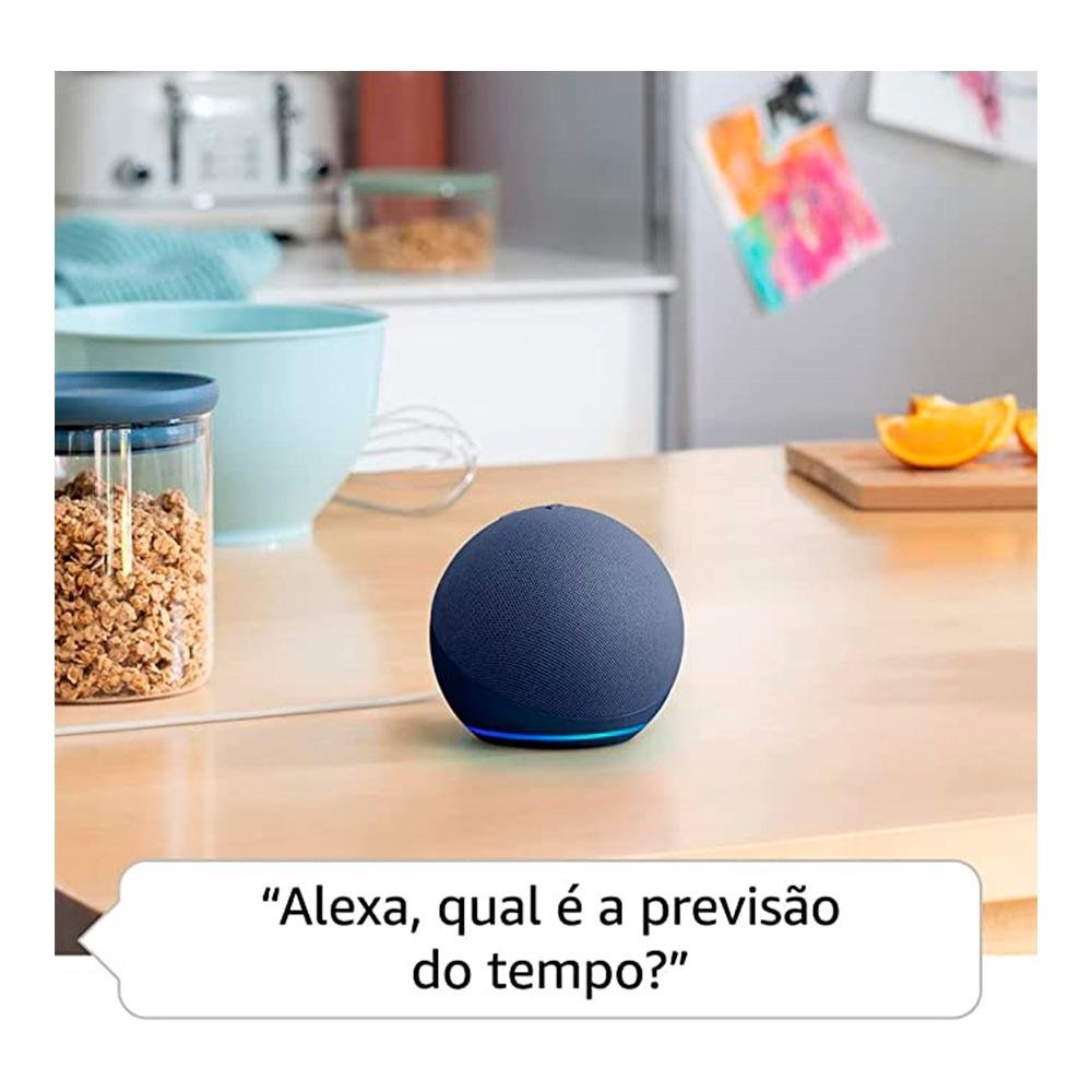 Echo Dot 5ª geração Amazon, com Alexa, Smart Speaker, Azul - B09B8QFYZ2 Echo Dot 5ª geração Amazon, com Alexa, Smart Speaker, Azul - B09B8QFYZ2